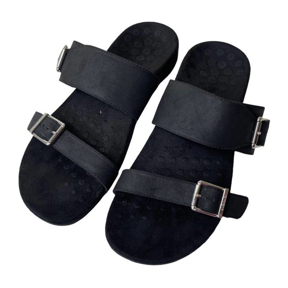 COPY - Vionic Ossa Orthaheel Women's Black Double Buckle Strap Sandals Size US 8